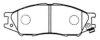 ASVA AKD-1210 Brake Pad Set, disc brake